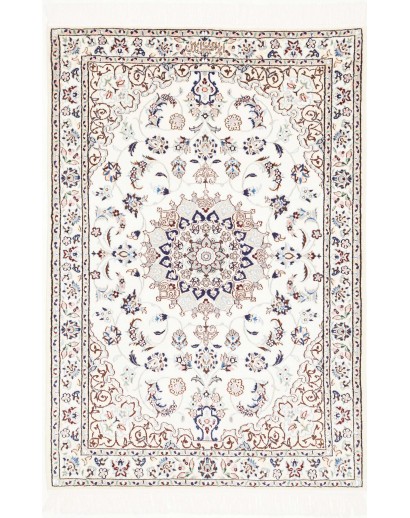 Tappeto Nain 6La Persia beige azzurro 82x120