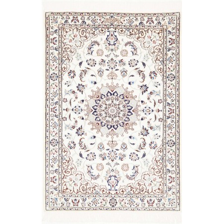 Tappeto Nain 6La Persia beige azzurro 82x120