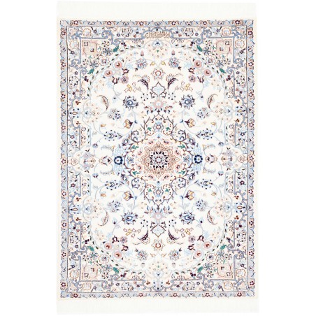 Tappeto Nain 6La Persia beige azzurro 85x123
