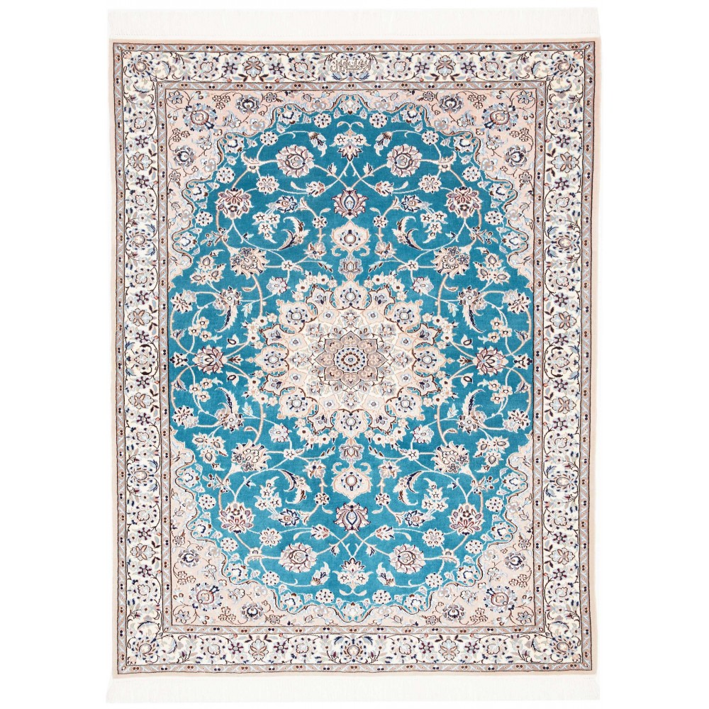 Tappeto Nain 6La Persia blu 109x145