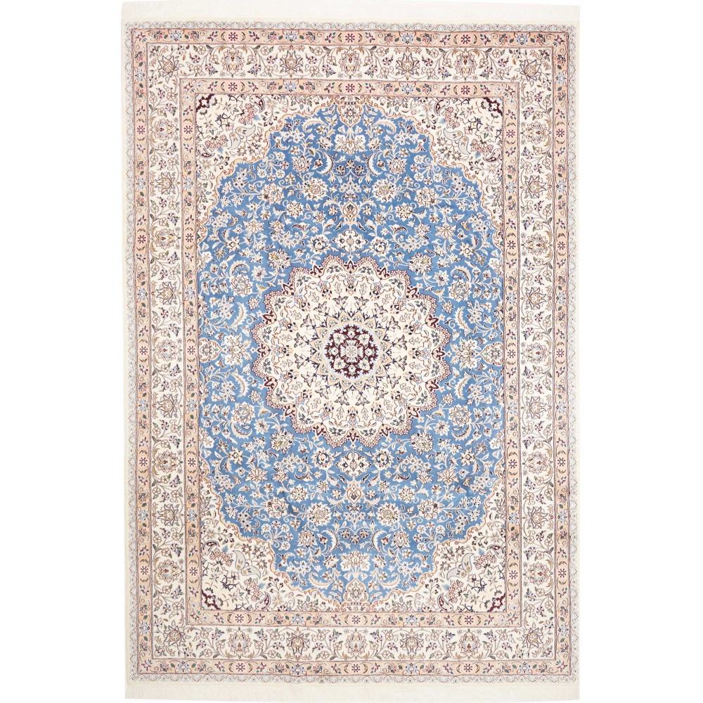 Tappeto Nain 9La Persia bianco grigio 210x306