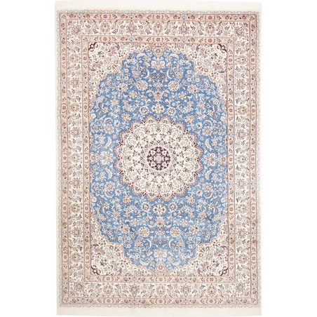 Tappeto Nain 9La Persia bianco grigio 210x306
