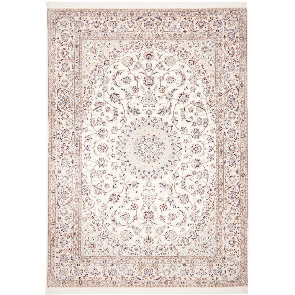 Tappeto Nain 9La Persia bianco marrone 250x350