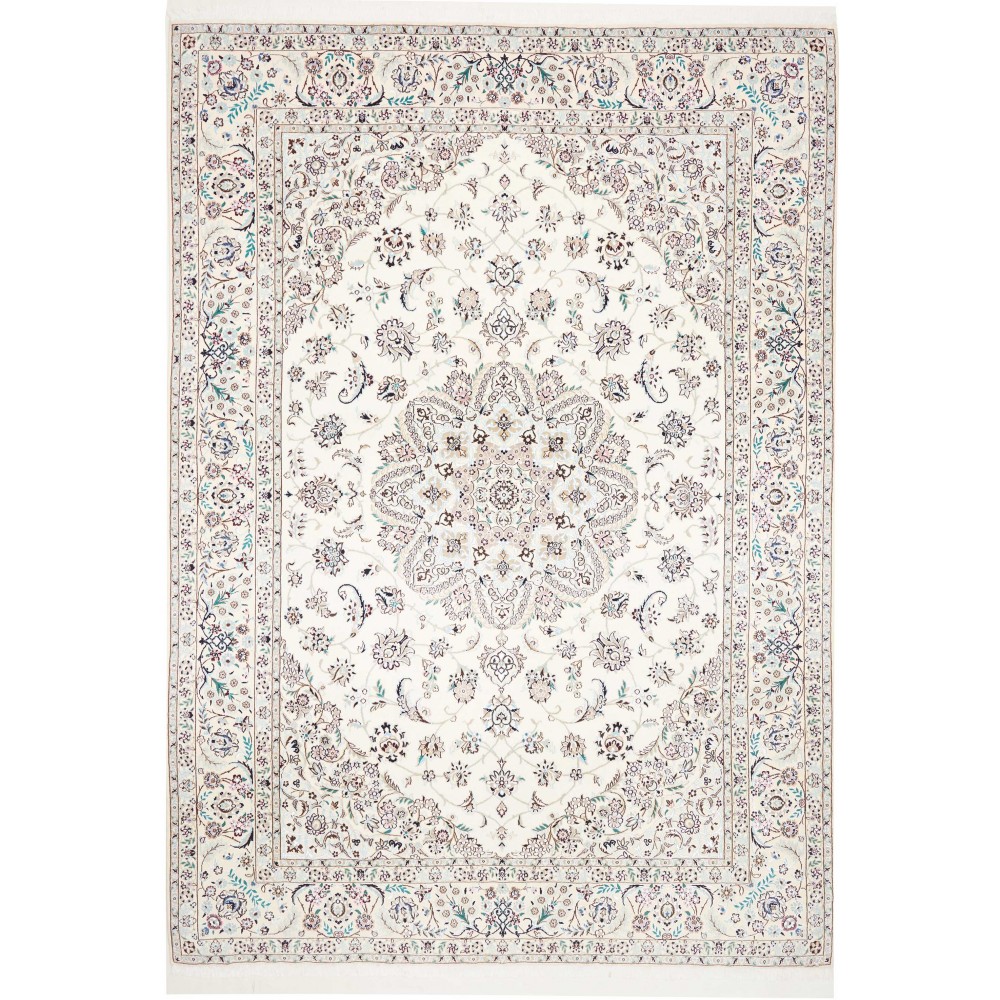 Tappeto Nain 9La Persia bianco grigio 253x360