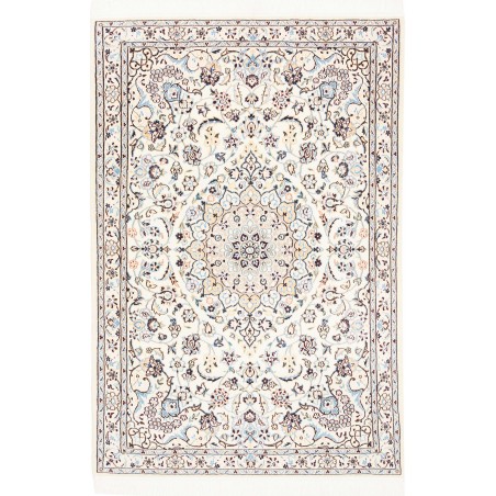 Tappeto Nain 9La Persia bianco grigio 104x153