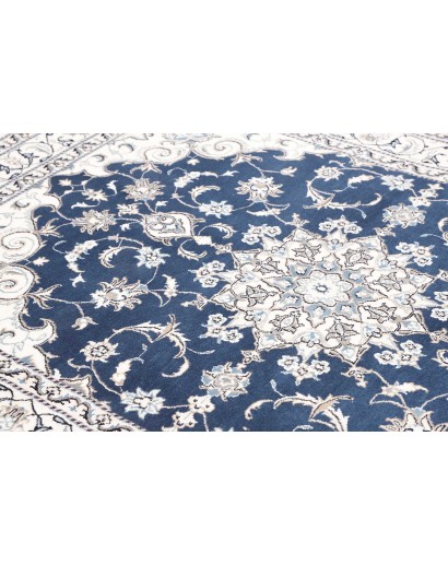 Tappeto Nain Kashmar Persia grigio 146x207