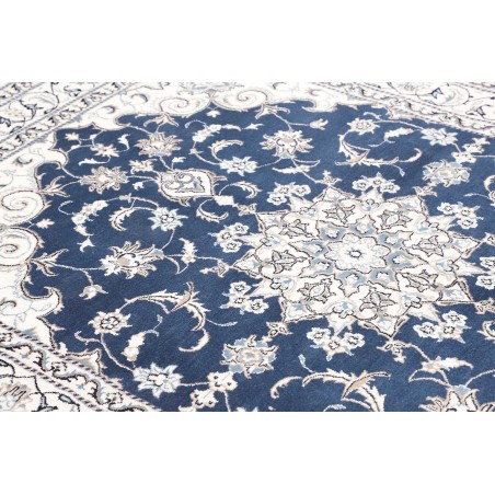 Tappeto Nain Kashmar Persia grigio 146x207