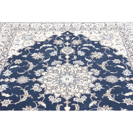Tappeto Nain Kashmar Persia grigio 146x207