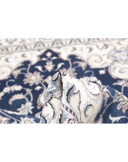 Tappeto Nain Kashmar Persia grigio 146x207