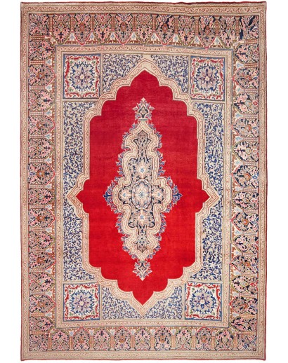 Tappeto Kerman Persia beige grigio 300x437