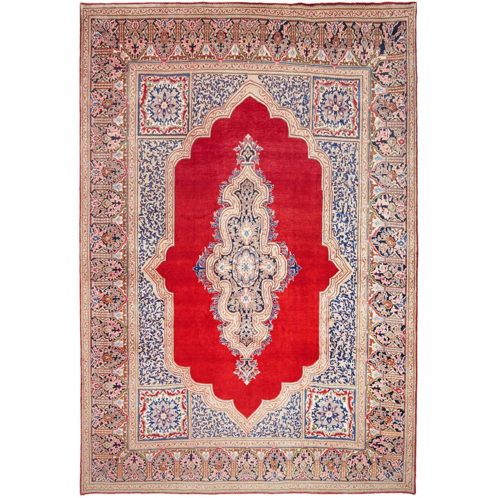 Tappeto Kerman Persia beige grigio 300x437