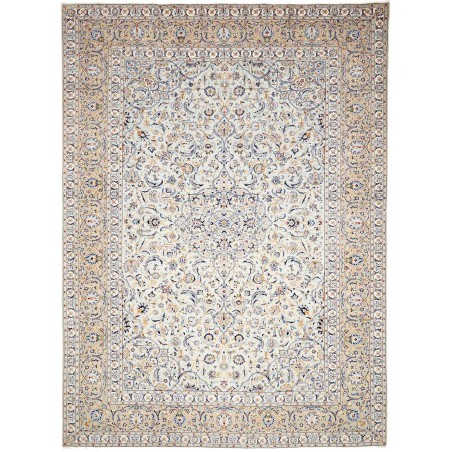 Tappeto Kashan Persia bianco 283x380