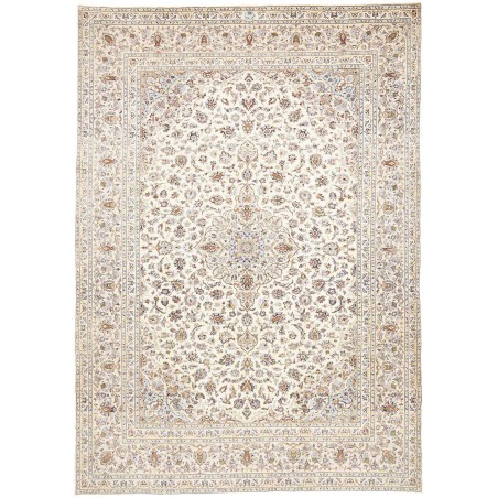 Tappeto Kashan Persia bianco 252x355