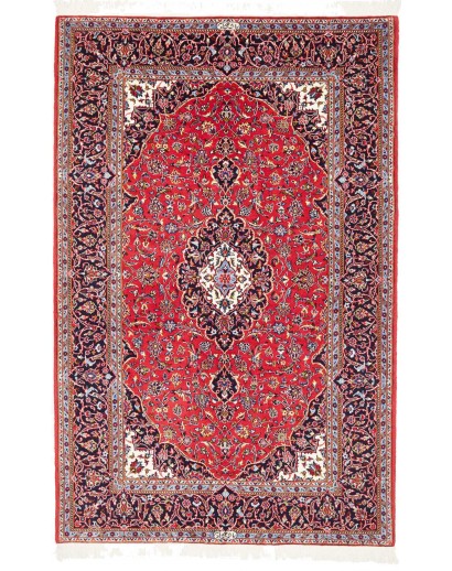 Tappeto Kashan Fine Persia marrone bianco 145x228
