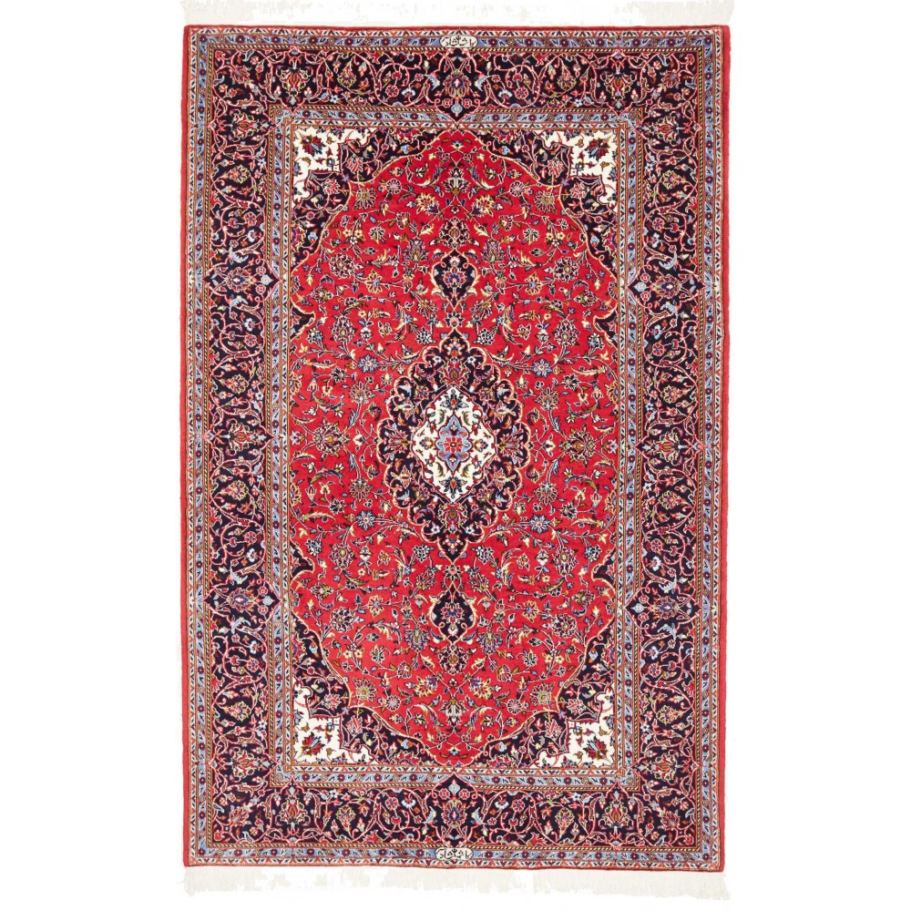 Tappeto Kashan Fine Persia marrone bianco 145x228