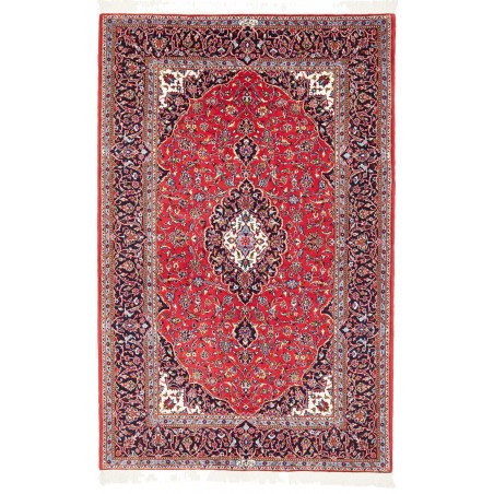 Tappeto Kashan Fine Persia marrone bianco 145x228