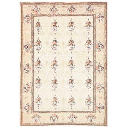 Tappeto Kashan Fine Persia bianco azzurro 150x210
