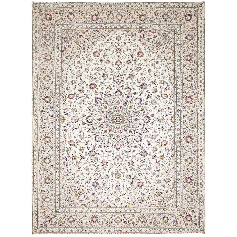 Tappeto Kashan Persia bianco 300x403