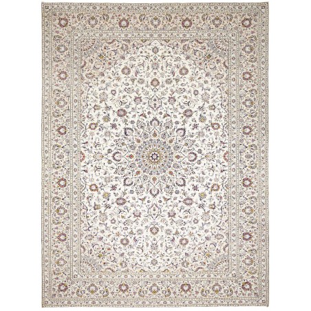 Tappeto Kashan Persia bianco 300x403