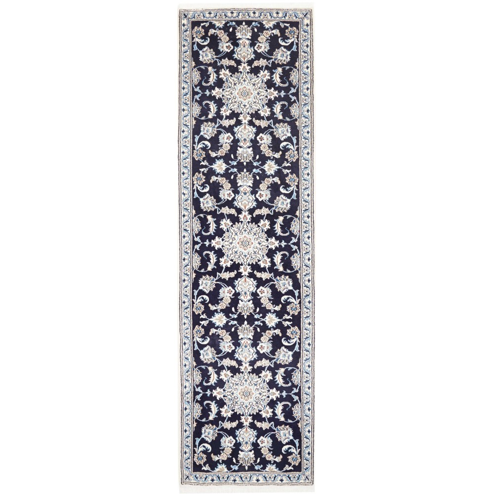 Tappeto Nain Kashmar Persia grigio 78x305