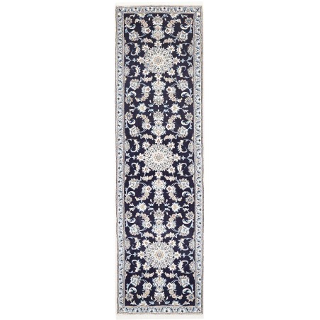 Tappeto Nain Kashmar Persia grigio 78x305
