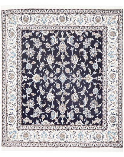 Tappeto Nain Kashmar Persia grigio 195x200