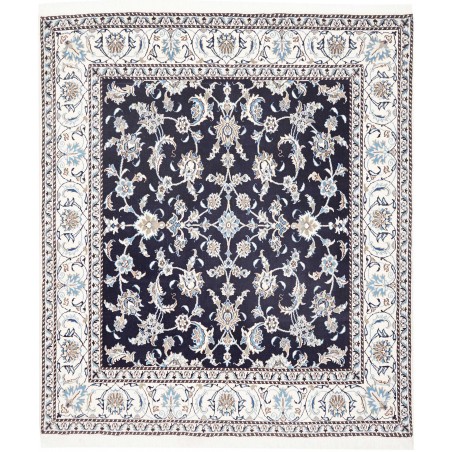 Tappeto Nain Kashmar Persia grigio 195x200