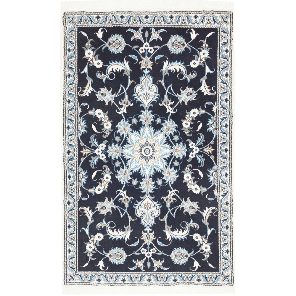 Tappeto Nain Kashmar Persia grigio 90x138