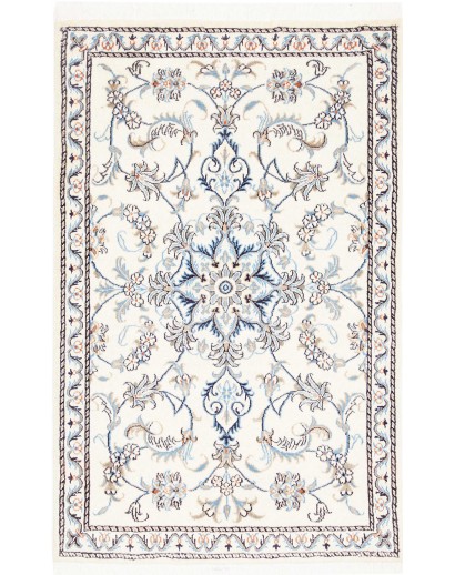 Tappeto Nain Kashmar Persia beige grigio 86x138