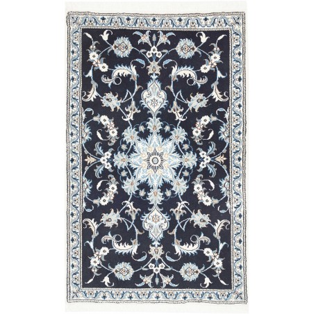 Tappeto Nain Kashmar Persia grigio 87x145
