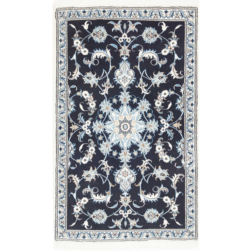 Tappeto Nain Kashmar Persia grigio 85x143
