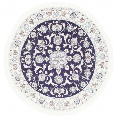 Tappeto Nain Kashmar Persia grigio 140x137