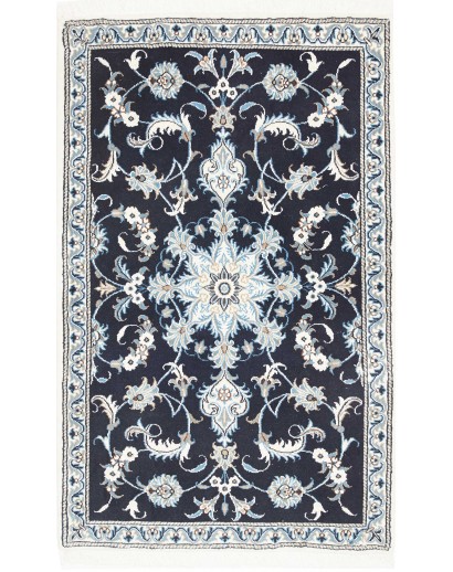 Tappeto Nain Kashmar Persia grigio 77x140