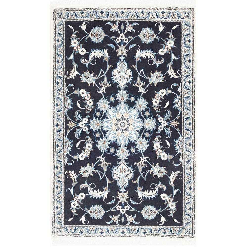 Tappeto Nain Kashmar Persia grigio 77x140