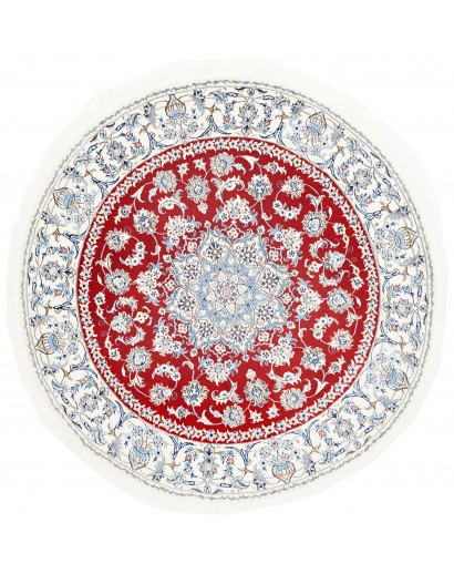 Tappeto Nain Kashmar Persia beige grigio 200x202