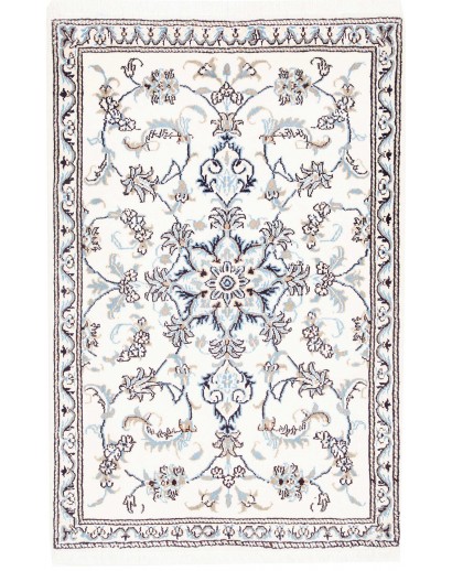 Tappeto Nain Kashmar Persia beige grigio 90x137