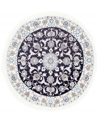 Tappeto Nain Kashmar Persia grigio 140x150