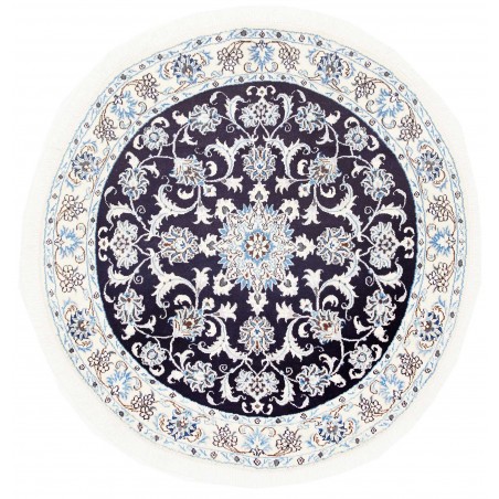 Tappeto Nain Kashmar Persia grigio 140x150