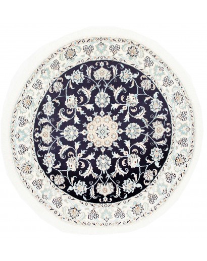 Tappeto Nain Kashmar Persia grigio 145x150