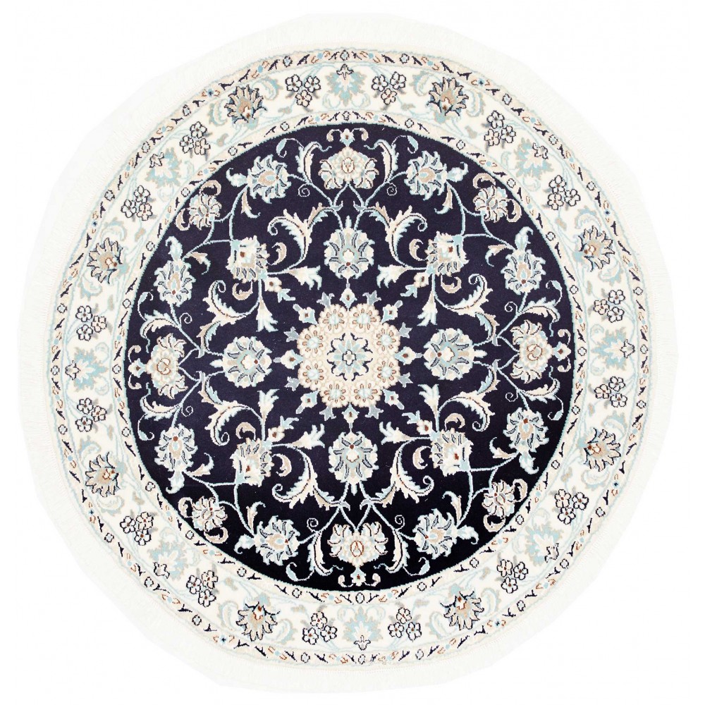 Tappeto Nain Kashmar Persia grigio 145x150