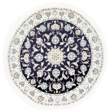 Tappeto Nain Kashmar Persia grigio 145x150