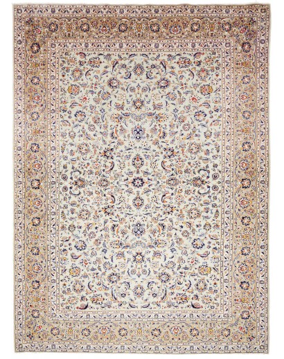 Tappeto Kashan Persia bianco 277x380