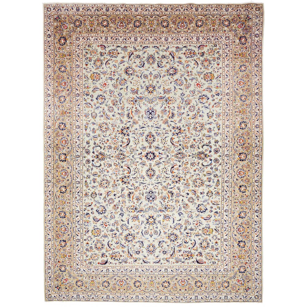 Tappeto Kashan Persia bianco 277x380