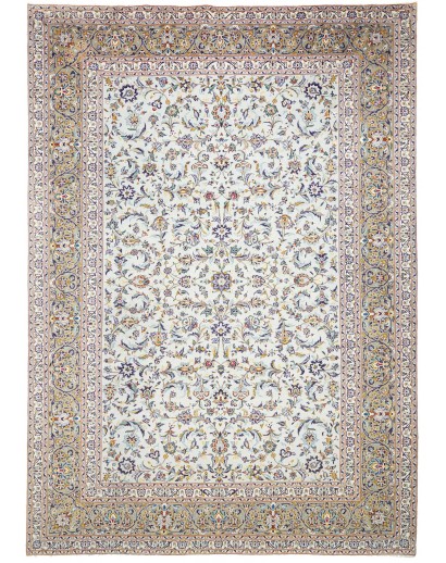 Tappeto Kashan Persia bianco 300x428