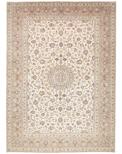 Tappeto Kashan Persia bianco 250x347