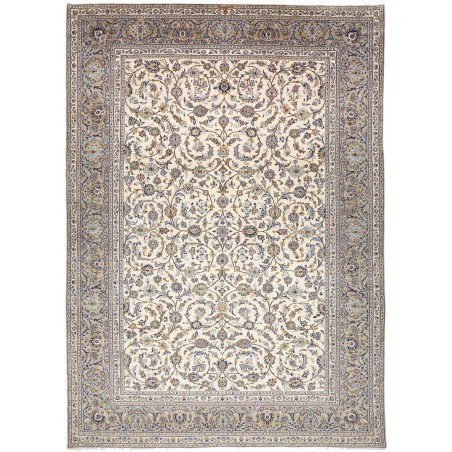 Tappeto Kashan Persia beige verde 273x378