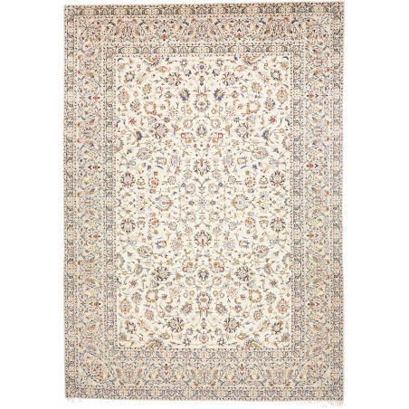 Tappeto Kashan Persia bianco grigio 250x353