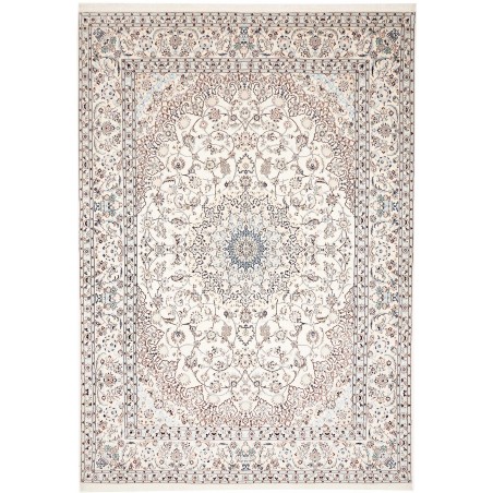 Tappeto Nain 9La Persia bianco grigio 250x353