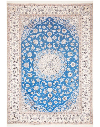 Tappeto Nain 9La Persia blu 249x353