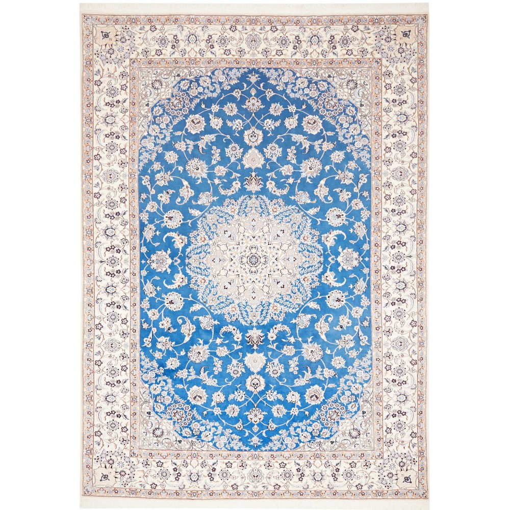 Tappeto Nain 9La Persia blu 249x353